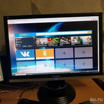 Лот: 13451543. Фото: 1. Монитор 19" DVI широкий Viewsonic... ЖК-мониторы