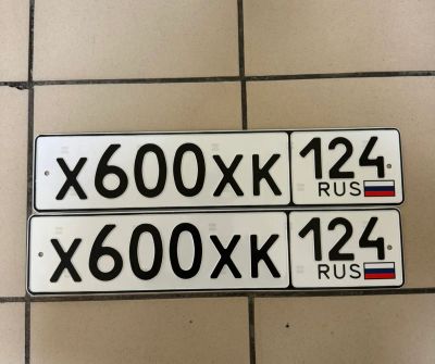 Лот: 21781486. Фото: 1. Гос номер Х600ХК124. Госномера