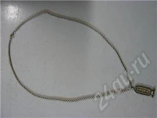 Лот: 242451. Фото: 1. Серебряная цепь с подвеской. Цепочки