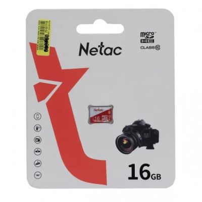 Лот: 19923379. Фото: 1. Карта памяти microSDHC Netac 16Gb... Карты памяти