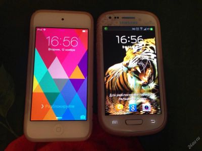 Лот: 3390025. Фото: 1. Samsung galaxy s3 mini и ipod... Смартфоны
