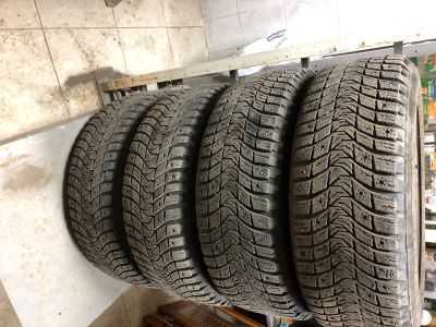 Лот: 16421787. Фото: 1. Шины зимние шипованные Michelin... Шины