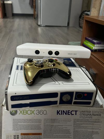 Лот: 23554816. Фото: 1. Xbox 360 Slim 320Gb Star Wars... Аксессуары для игровых приставок, консолей, геймпады