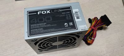 Лот: 20303714. Фото: 1. Блок питания Foxline 400 Вт ATX. Корпуса, блоки питания