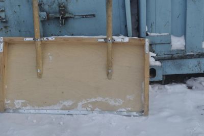 Лот: 3615648. Фото: 1. Лопата скребок 2ух ручный. Ручные орудия труда