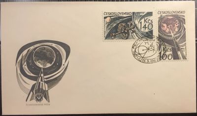 Лот: 15155417. Фото: 1. КПД (FDC) (Чехословакия) - Конверт... Открытки, конверты