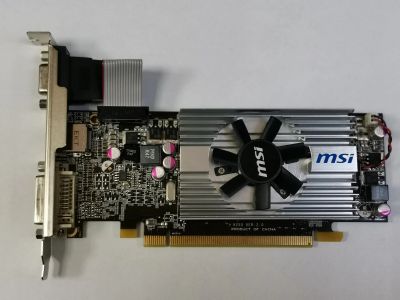 Лот: 21132700. Фото: 1. Видеокарта MSI PCI-E Radeon HD6570... Видеокарты