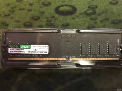 Лот: 13000688. Фото: 1. 8GB DIMM DDR4 2400 новая чипы... Оперативная память