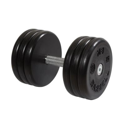 Лот: 22359575. Фото: 1. Гантель MB Barbell классик с вращающейся... Гантели