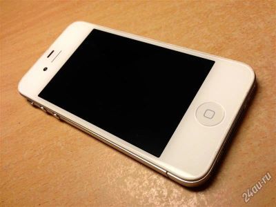 Лот: 2650665. Фото: 1. iphone 4 белый neverlock (как... Смартфоны
