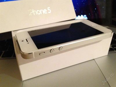 Лот: 2824276. Фото: 1. iphone 5 16gb white [Новый] [Полный... Смартфоны