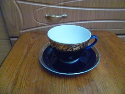 Лот: 3639333. Фото: 1. чайная пара ЛФЗ. Фарфор, керамика
