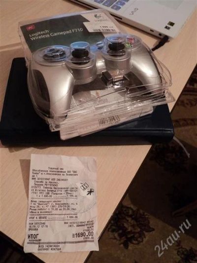 Лот: 2612701. Фото: 1. Геймпад беспроводной Logitech... Другое (игровые приставки, консоли, видеоигры)