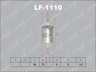 Лот: 13356923. Фото: 1. Lynx LF-1110 Топливный фильтр. Расходные материалы