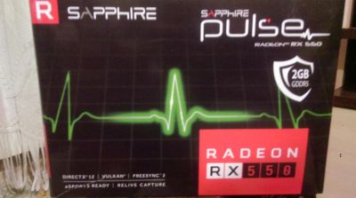 Лот: 11137383. Фото: 1. Radeon RX550. Видеокарты