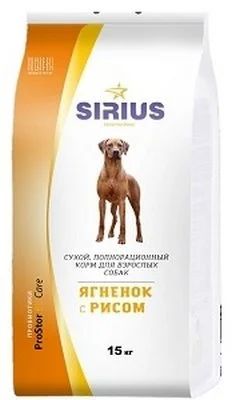 Лот: 13951370. Фото: 1. Sirius (Сириус) Ягненок/Рис 15кг... Корма