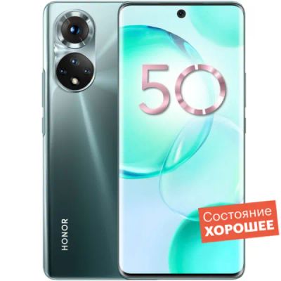 Лот: 22221470. Фото: 1. Смартфон HONOR 50 8/128GB Изумрудно-зеленый... Смартфоны