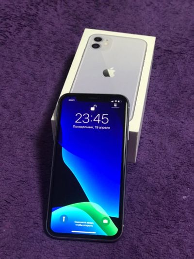 Лот: 17505783. Фото: 1. iPhone 11 64gb Фиолетовый. На... Смартфоны