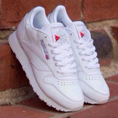 Лот: 7454056. Фото: 1. Кроссовки рибок reebok белые. Кеды, кроссовки, слипоны