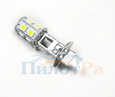 Лот: 8718313. Фото: 1. Лампа H1 ЛУЧ 13 SMD диодов белая... Оптика и освещение