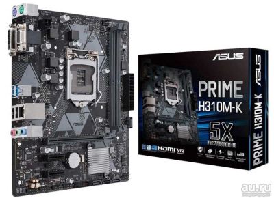 Лот: 13858414. Фото: 1. Материнская плата Asus Prime H310M-K... Материнские платы
