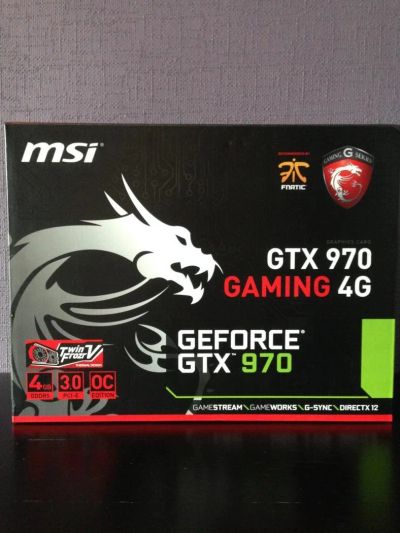 Лот: 9246915. Фото: 1. Видеокарта MSI GeForce GTX 970... Видеокарты