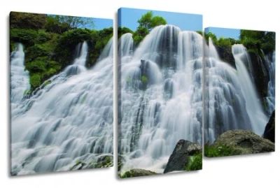 Лот: 8655295. Фото: 1. Модульная картина Водопад. Произведения