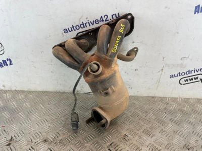Лот: 24843758. Фото: 1. коллектор выпускной Hyundai Sonata... Двигатель и элементы двигателя