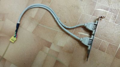 Лот: 16266284. Фото: 1. Планка расширения USB 2.0, на... Платы расширения, контроллеры, доп. порты