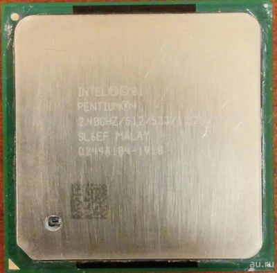 Лот: 8286777. Фото: 1. Процессор Intel Pentium 4 2.4... Процессоры