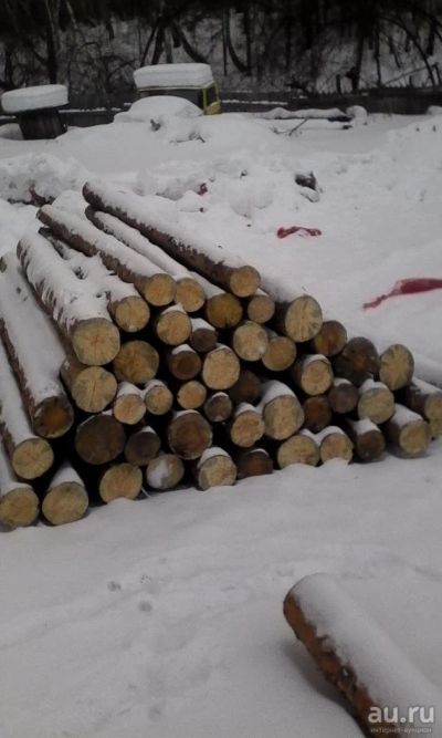 Лот: 8830202. Фото: 1. Столб / заборный / для забора... Древесина, пиломатериал