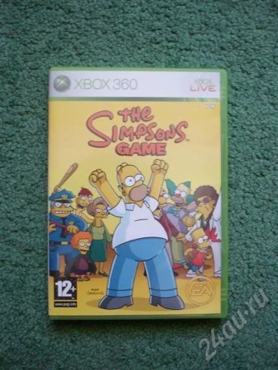 Лот: 401605. Фото: 1. simpsons the game для xbox 360. Игры для консолей