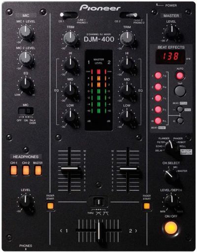 Лот: 3169736. Фото: 1. микшер Pioneer DJM-400. Микшеры, предусилители, микрофонные эффекты