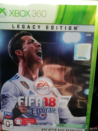 Лот: 13502788. Фото: 1. Fifa 18. Игры для консолей