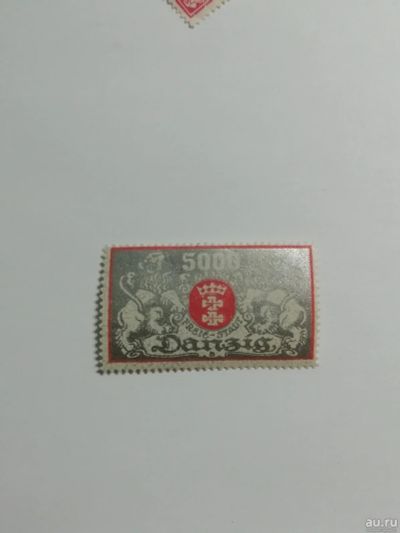 Лот: 17064923. Фото: 1. Данциг, 1923; The coat of arms... Марки
