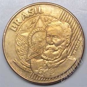 Лот: 1588098. Фото: 1. Бразилия. 25 сентаво 2002г. Америка