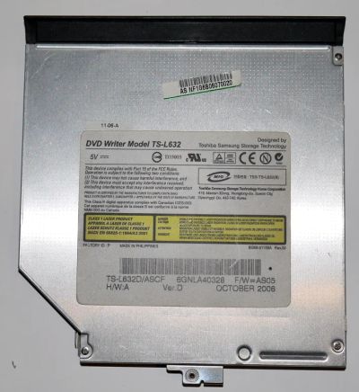 Лот: 8773028. Фото: 1. DVD-RW от ноутбука TS-L632D. Приводы CD, DVD, BR, FDD