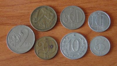 Лот: 17353734. Фото: 1. 7 монет одним лотом ЧССР. Европа