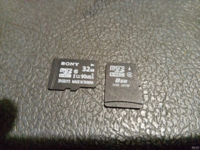 Лот: 18298373. Фото: 1. Две MicroSD 32GB+8GB(не выкуп). Карты памяти