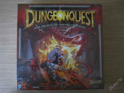 Лот: 2000193. Фото: 1. Настольная игра DungeonQuest!. Детские настольные игры