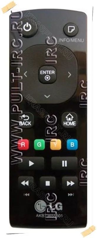 Лот: 15909031. Фото: 1. Пульт LG AKB73655601. Пульты ДУ