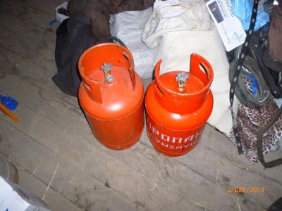 Лот: 3465877. Фото: 1. Баллон пропан 27л. вентиль. Баллоны, газ в баллонах