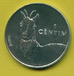Лот: 8742955. Фото: 1. Андорра 1 сантим 2002 (к142). Европа