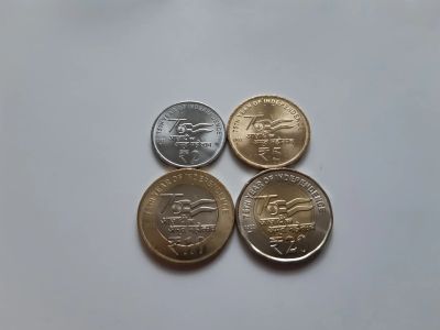 Лот: 19876464. Фото: 1. Индия набор из 4 монет 2022 г... Азия