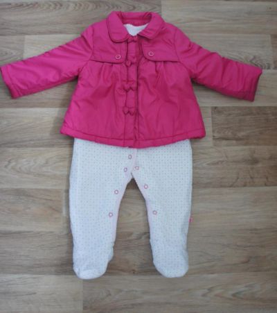 Лот: 8025364. Фото: 1. Комбин-слип Mothercare утепленный... Верхняя одежда