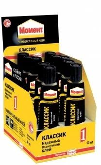 Лот: 12930090. Фото: 1. Клей Henkel Момент-1 125мл в шоубоксе. Клеи, герметики, пена монтажная, клейкие ленты
