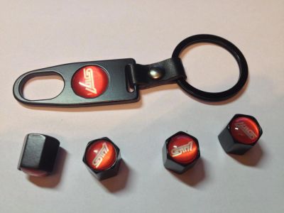 Лот: 4741101. Фото: 1. Колпачки на ниппеля Subaru STI... Детали тюнинга