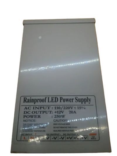 Лот: 17510596. Фото: 1. Блок питания AC-DC Rainproof 12V... Зарядные устройства, блоки питания для бытовой техники