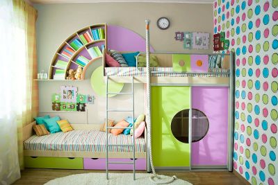 Лот: 3902070. Фото: 1. Детская комната "Выше радуги". Комплекты детской мебели