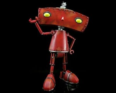 Лот: 12675817. Фото: 1. Статуэтка Плохой робот / Bad Robot... Фарфор, керамика